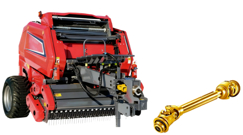 PTO shaft of the round baler