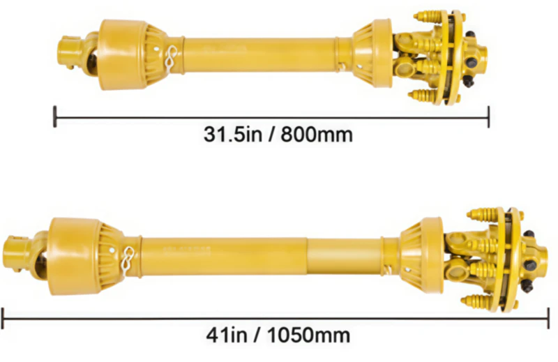 PTO shaft of the round baler