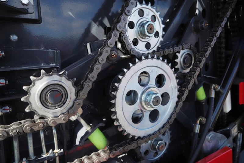 Heavy-duty machinery component detail 1