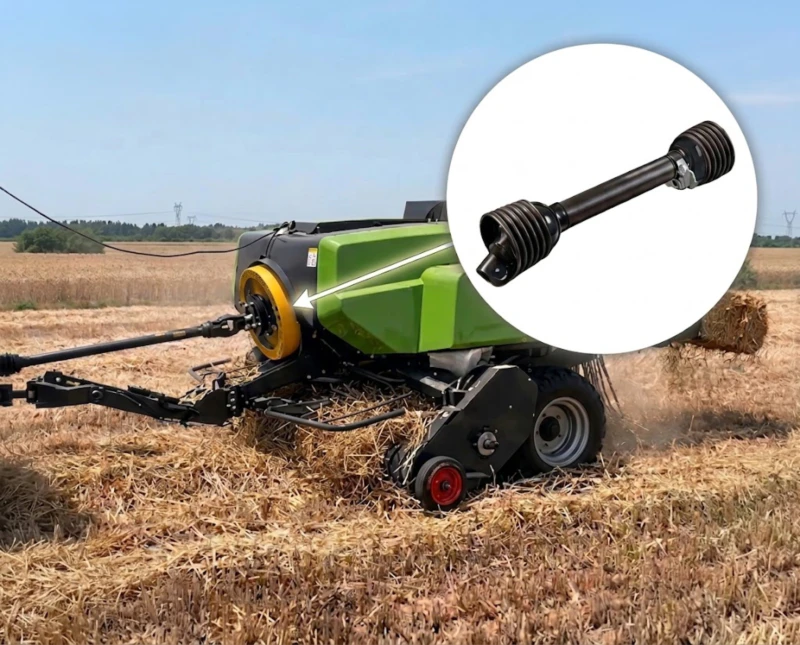 Ever-Power Square Strapping Machine Connected via Tractor PTO Shaft