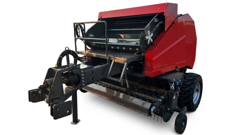 9YQ-1950 heavy duty round baler with compact fixed chamber design for professional agricultural applications