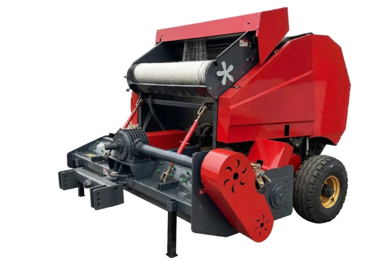 9YQ-2300 high capacity round baler showcasing heavy-duty trailed chassis and wide intake system